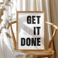 One Percent Better Minimalist Motivation Print