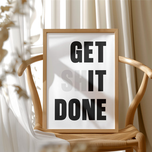 One Percent Better Minimalist Motivation Print