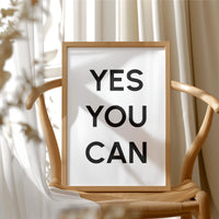 Yes You Can Bold Typography