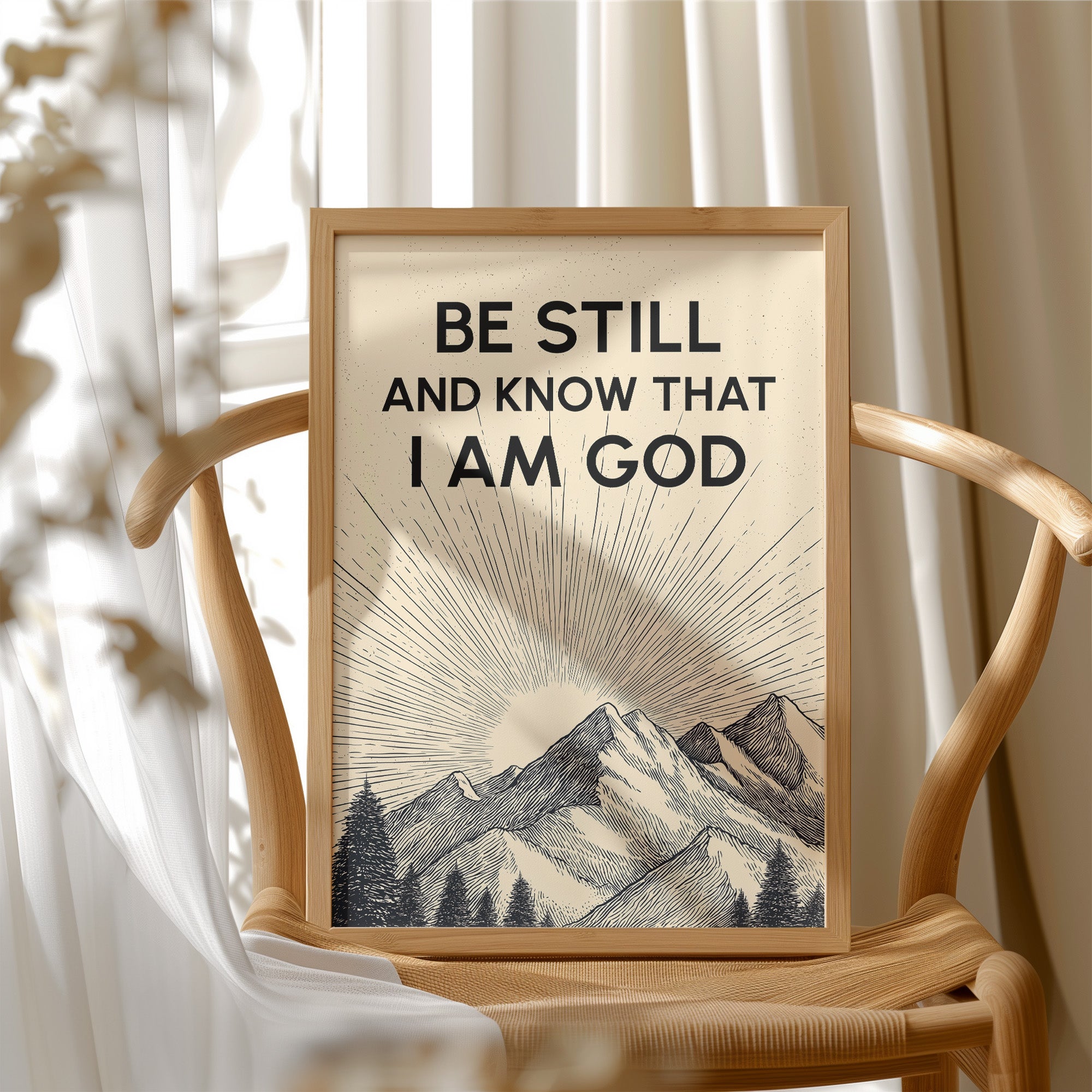 Be Still Mountain Sunrise