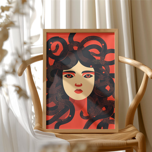 Modern Medusa Portrait