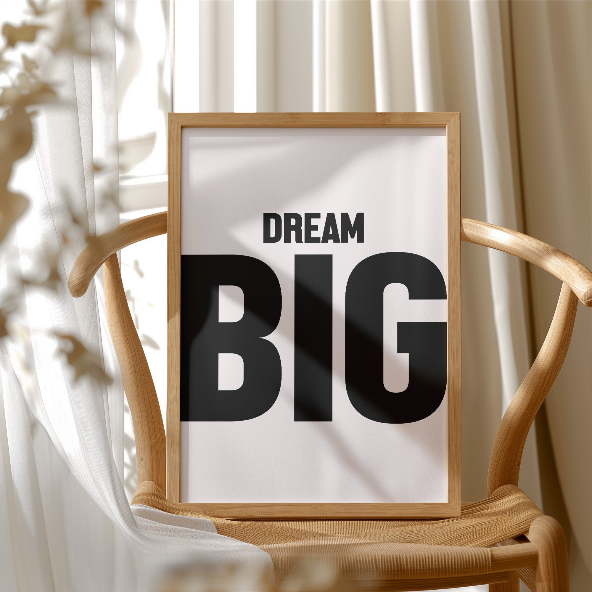 Dream Big Bold Minimal Typography