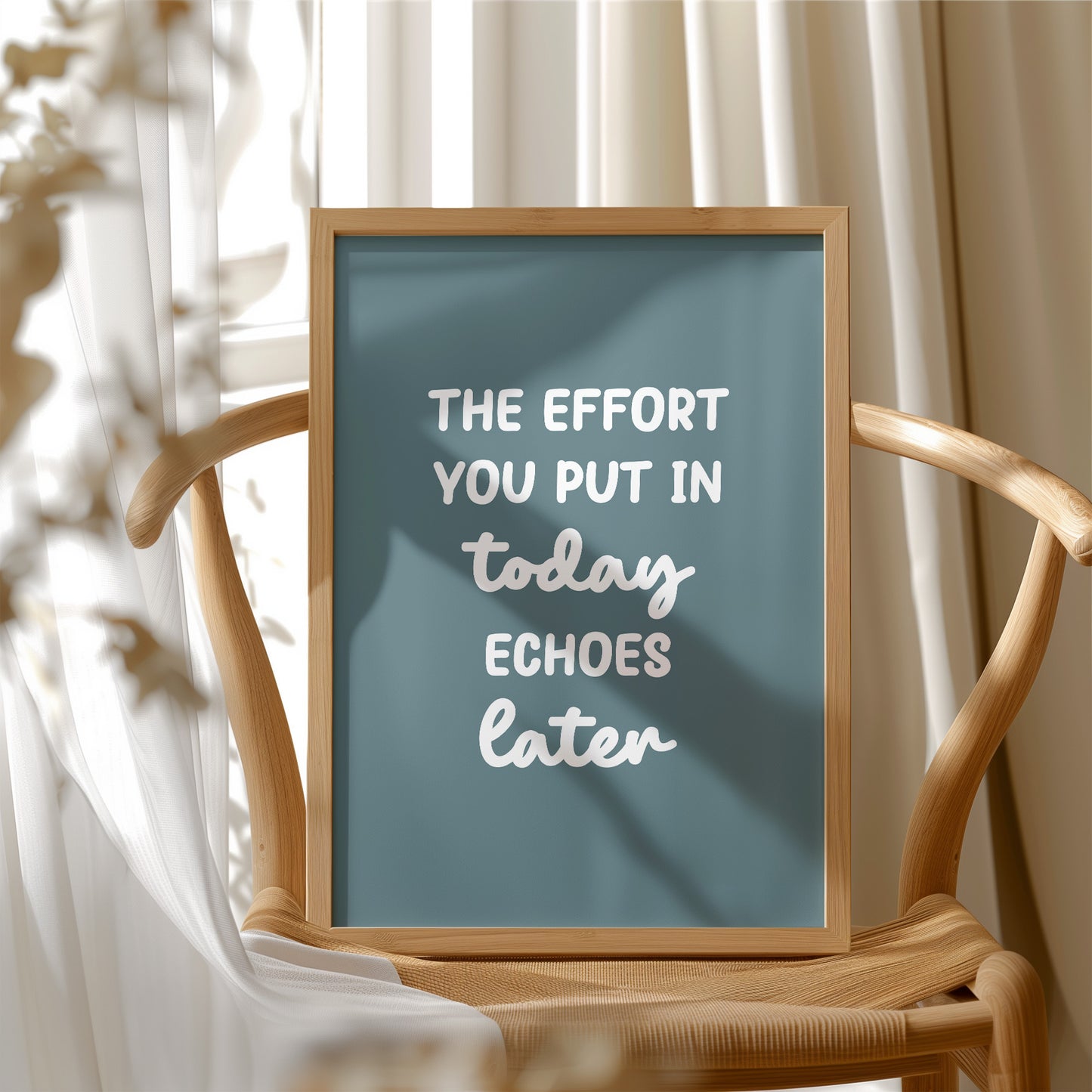 The Effort You Put In Today