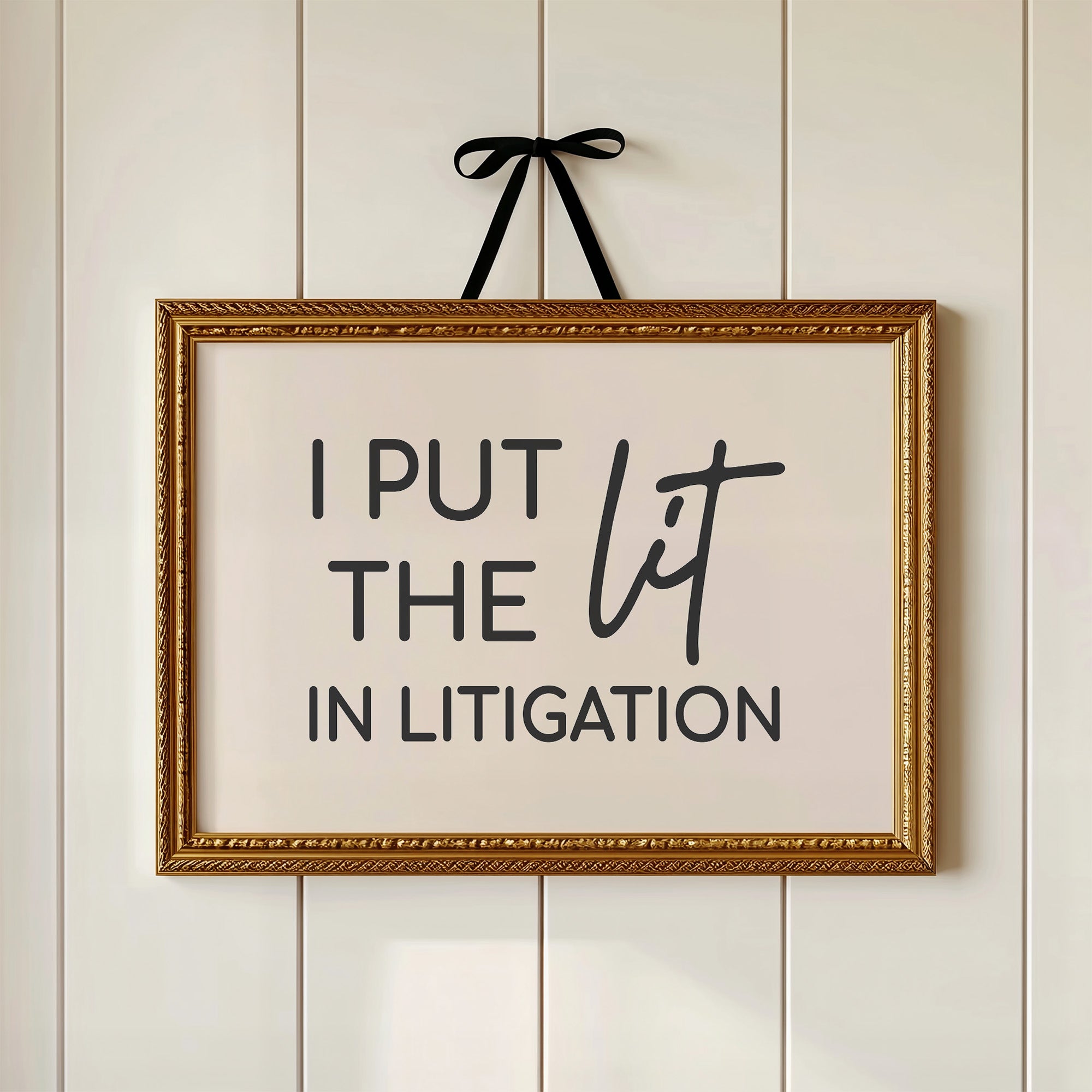 I Put The Lit In Litigation