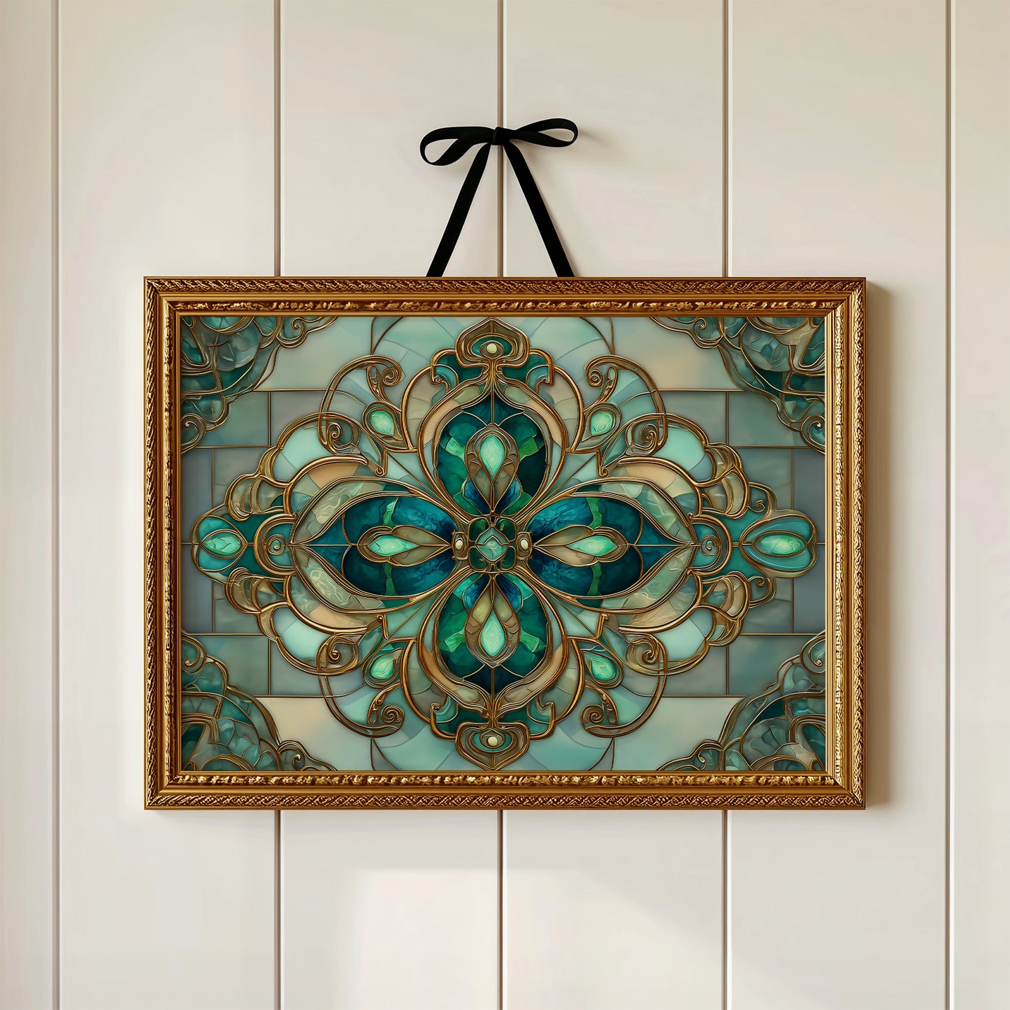 Cast in Gold and Teal