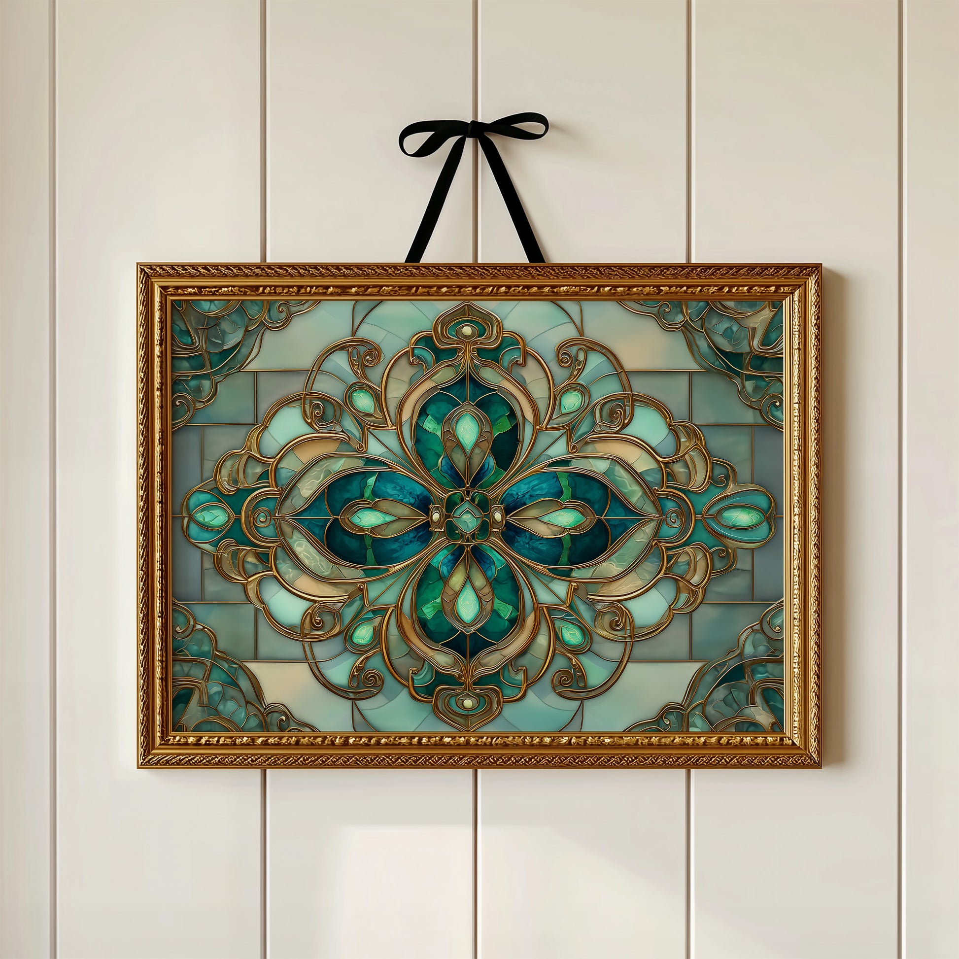 Cast in Gold and Teal