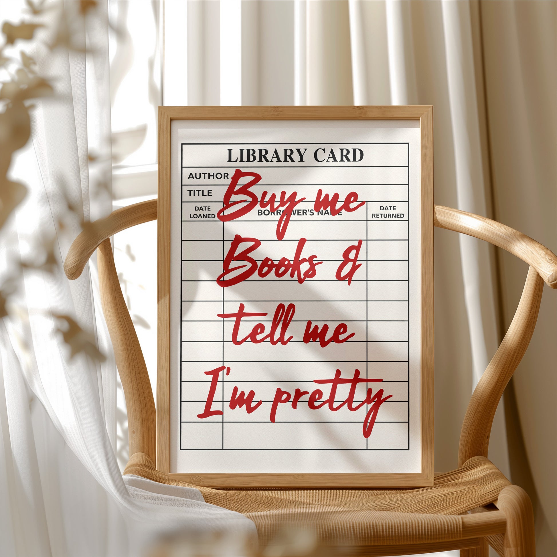 Buy Me Books and Tell Me I'm Pretty