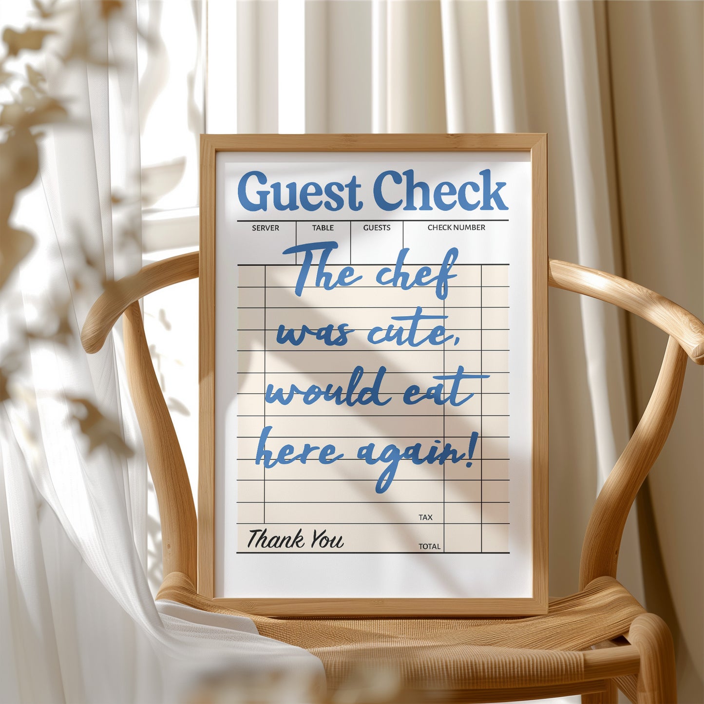 The Chef Was Cute, Blue Diner Edition