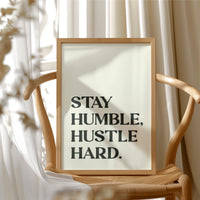 Stay Humble, Hustle Hard, Cream Edition