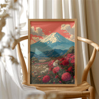 Where the Chrysanthemums Face Fuji