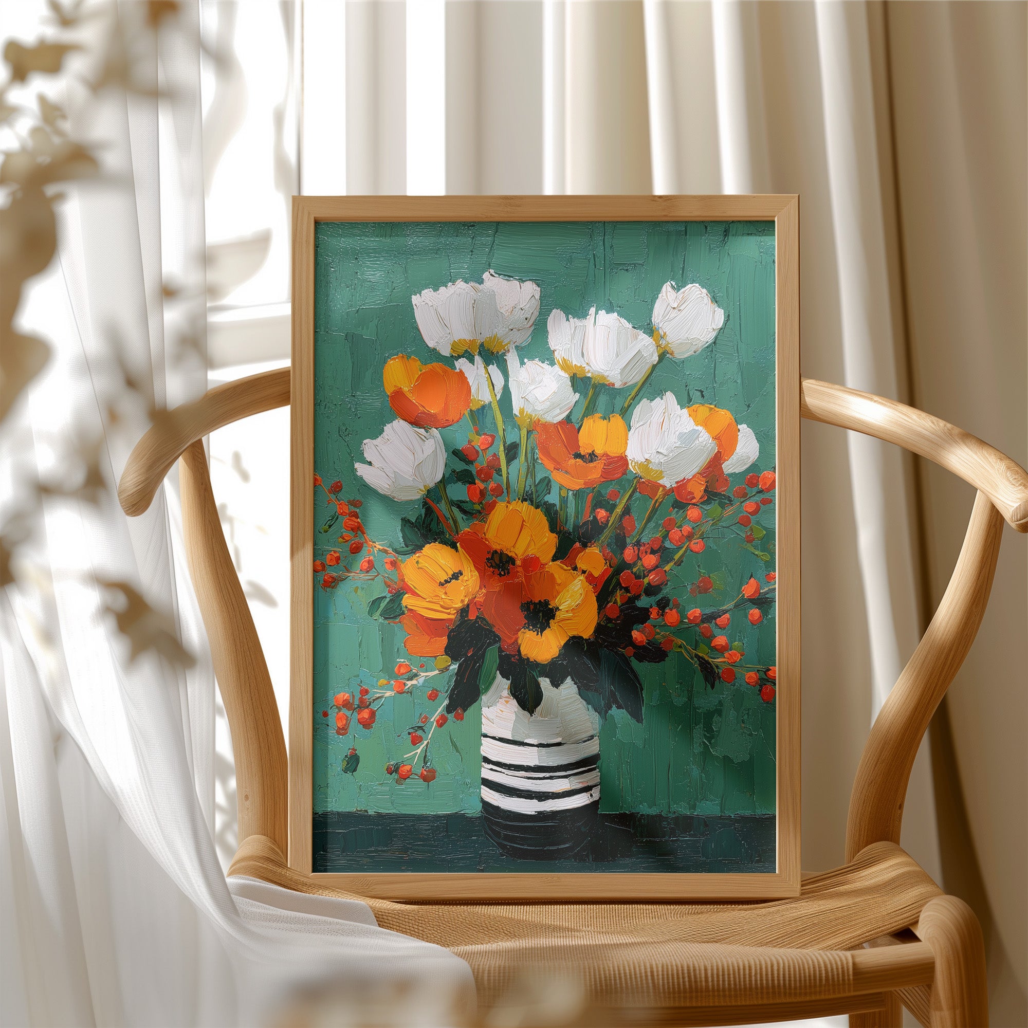 The Striped Vase Had Good Taste