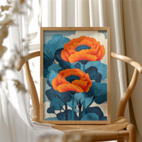 Two Fires in a Blue Forest