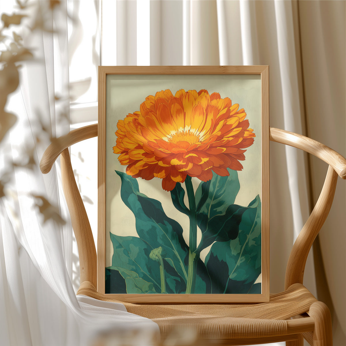 The Calendula Held the Light