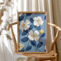 White Magnolias on a Blue Afternoon