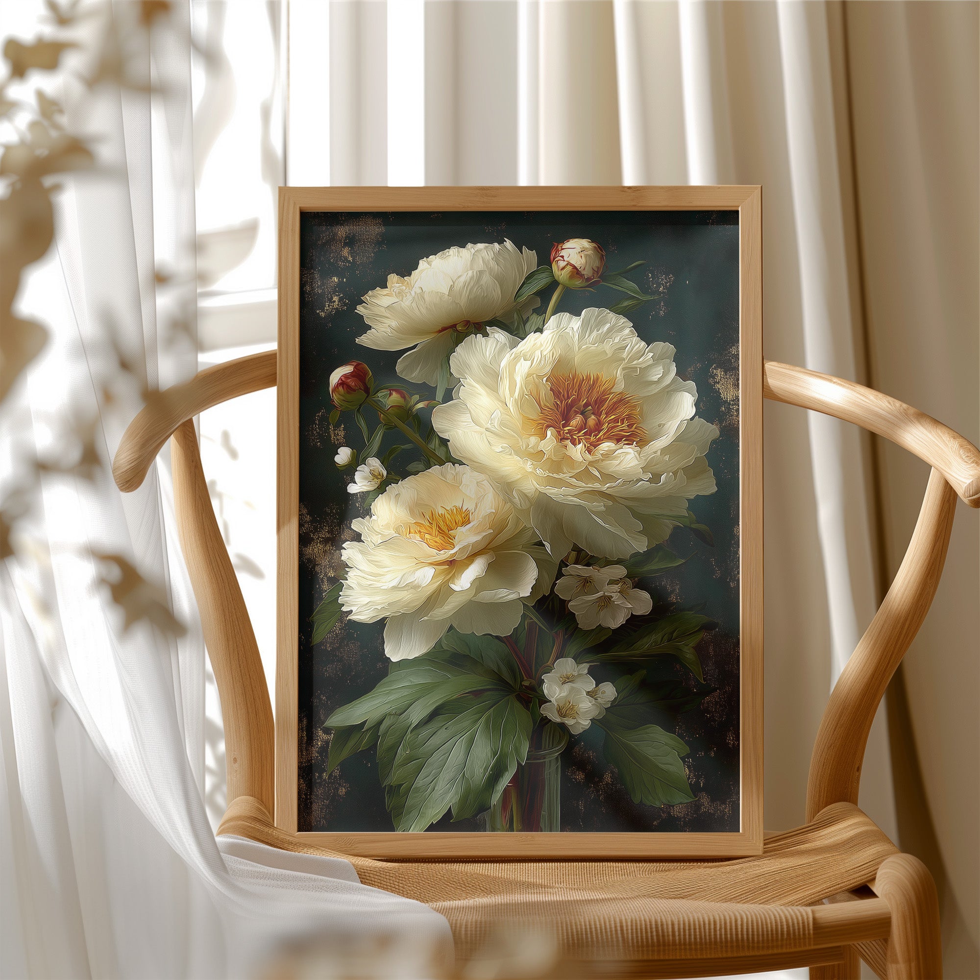 Where Cream Peonies Keep Secrets