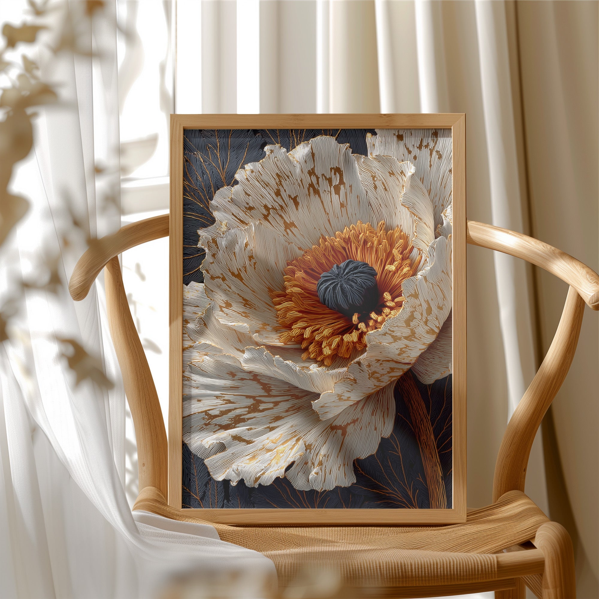 Every Petal Lined in Gold