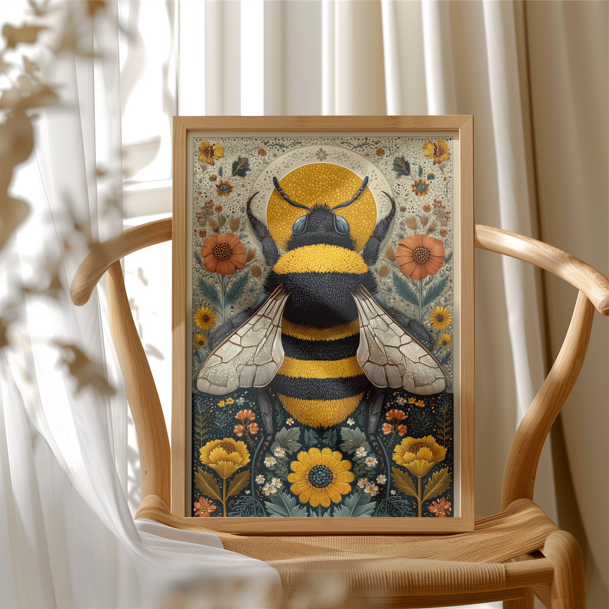 The Bumblebee Holds Court
