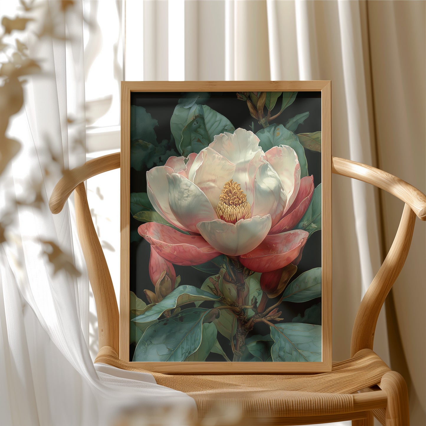 The Magnolia Opens Slowly
