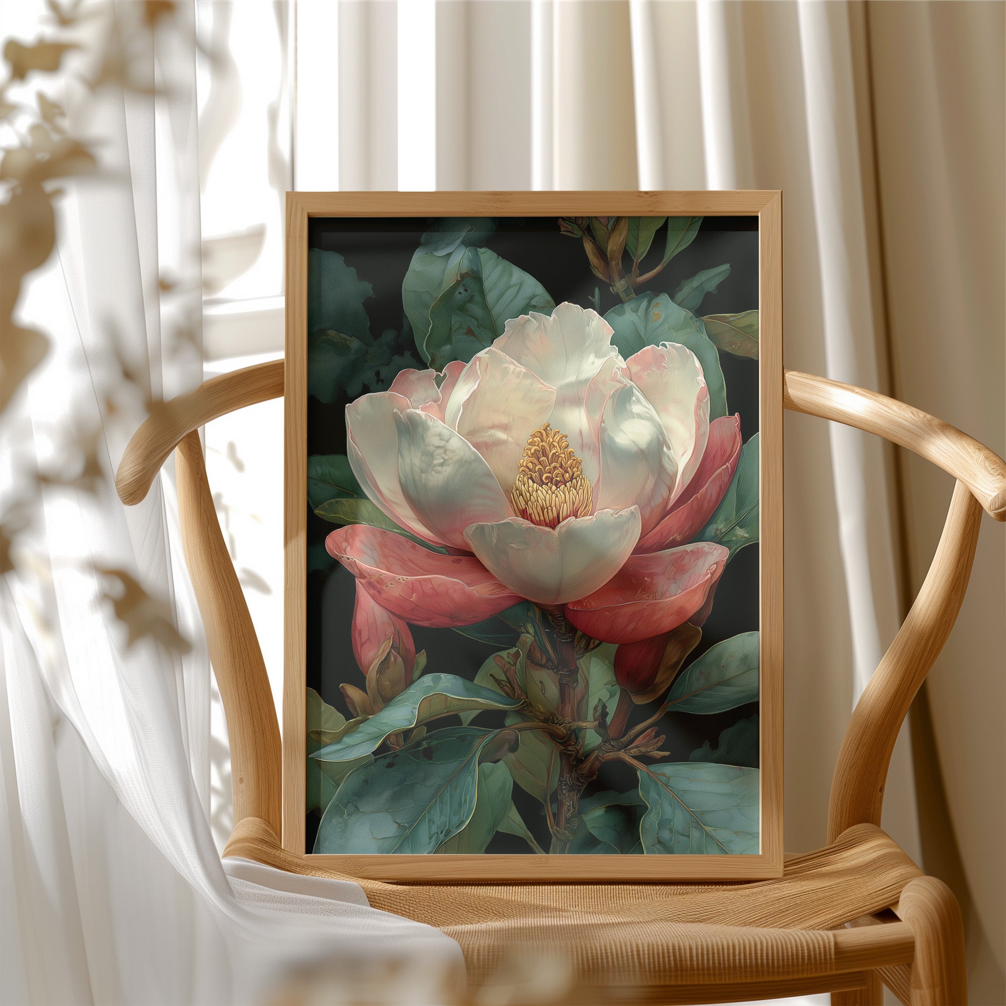 The Magnolia Opens Slowly