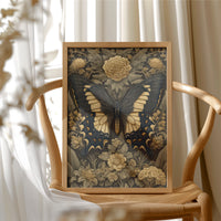 Black Wings Edged in Gold