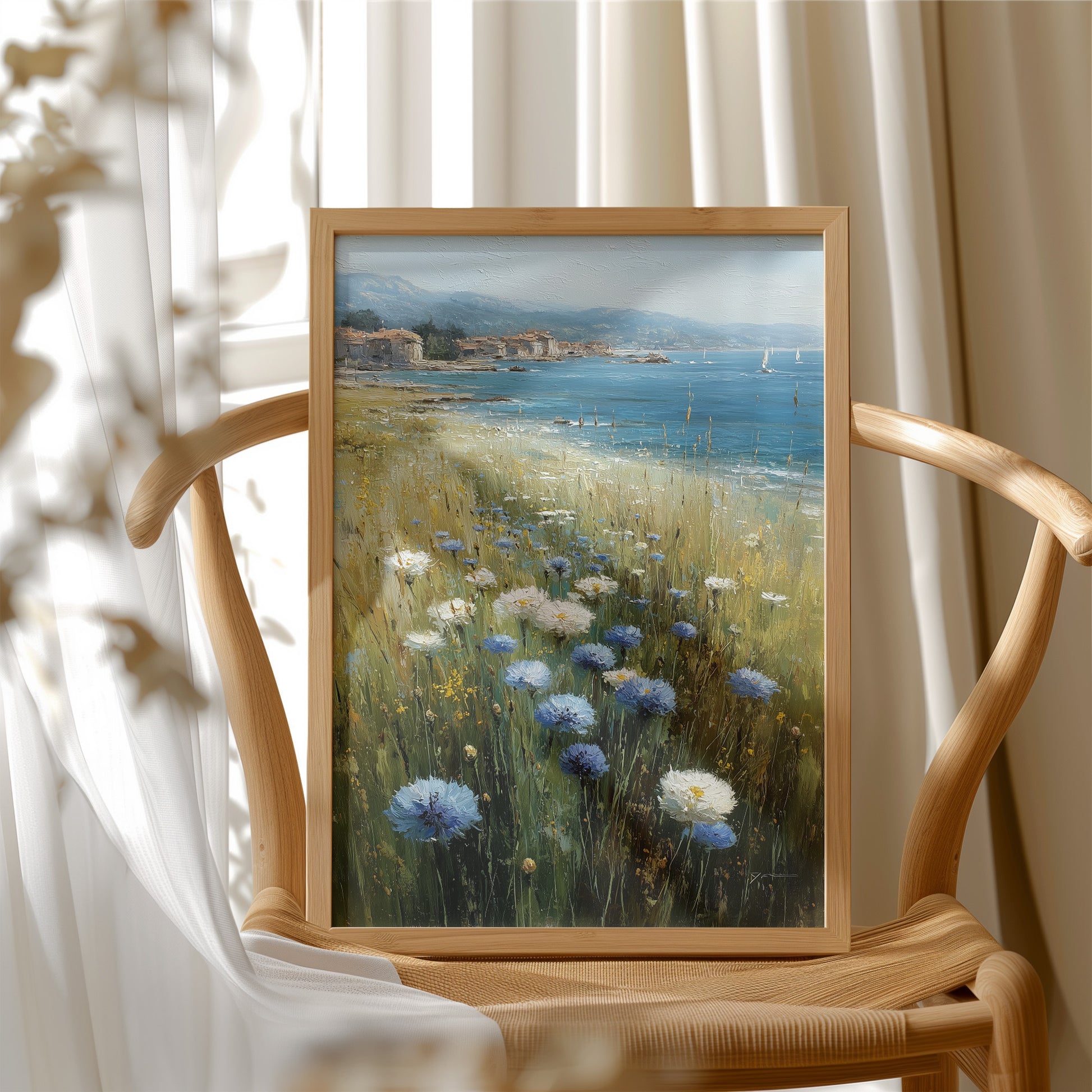 Cornflowers Face the Sailing Wind