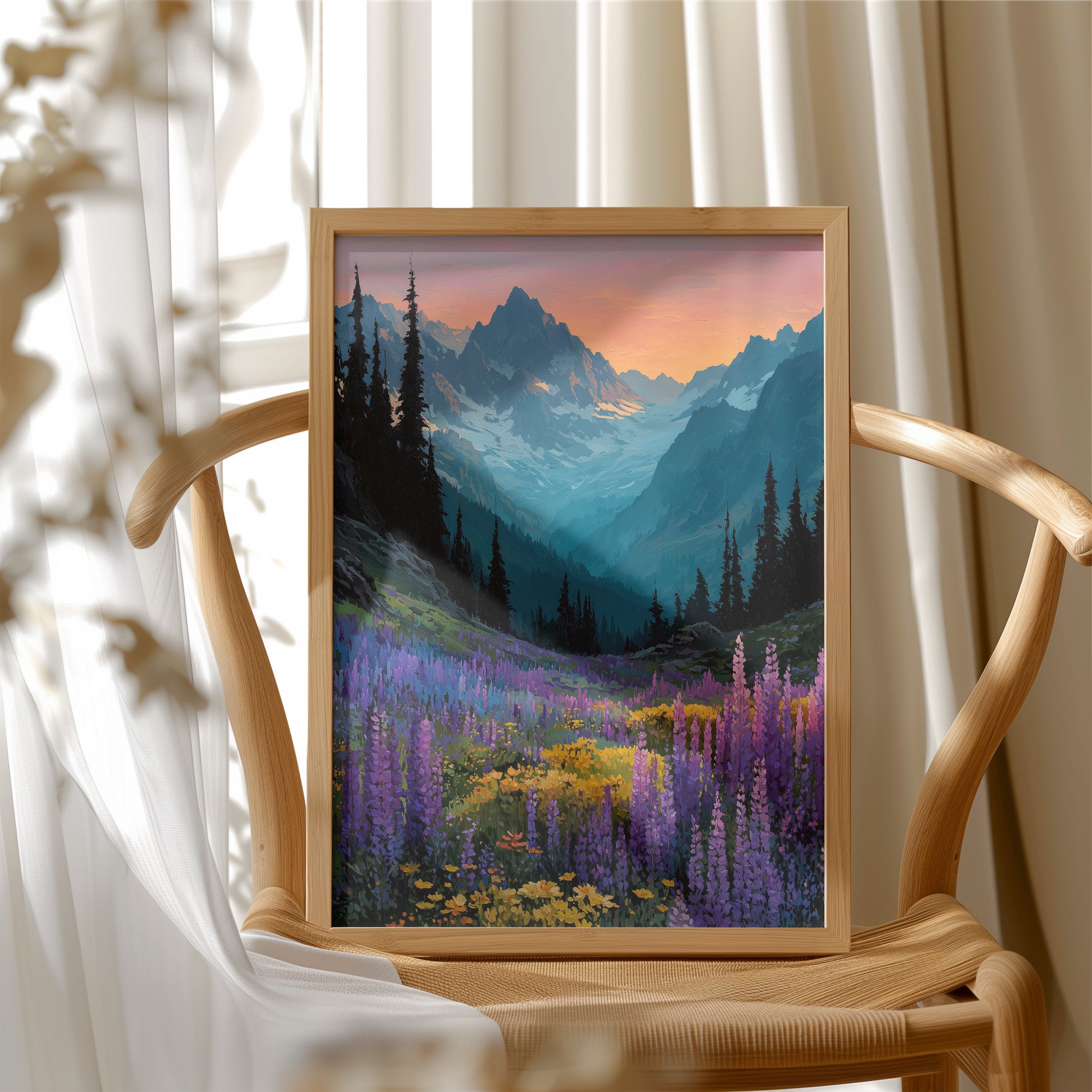 Lupines at the Last Light