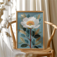 One White Flower, Perfectly Placed