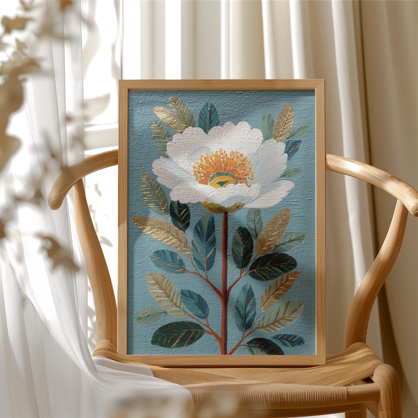One White Flower, Perfectly Placed