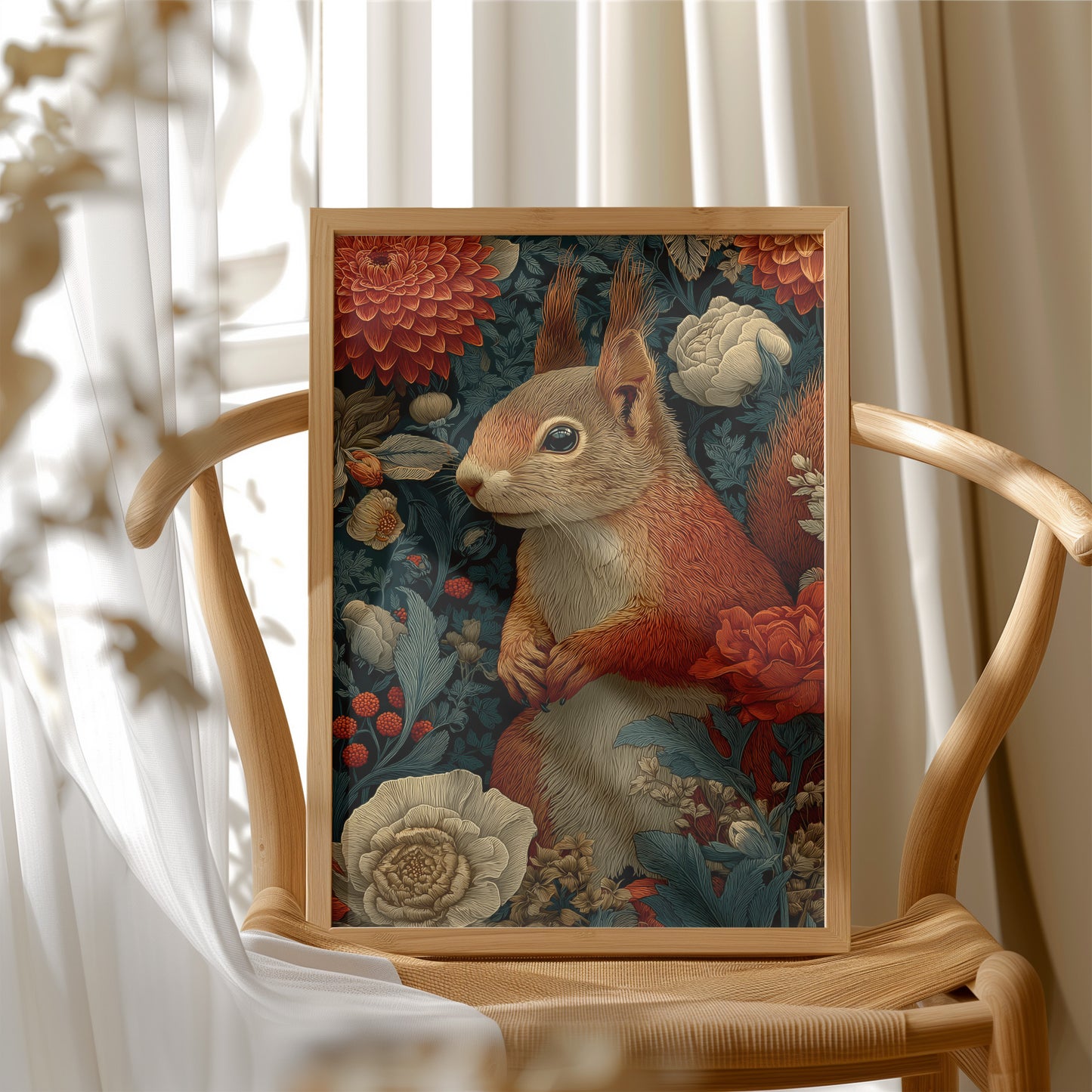 The Squirrel Who Stayed for the Flowers
