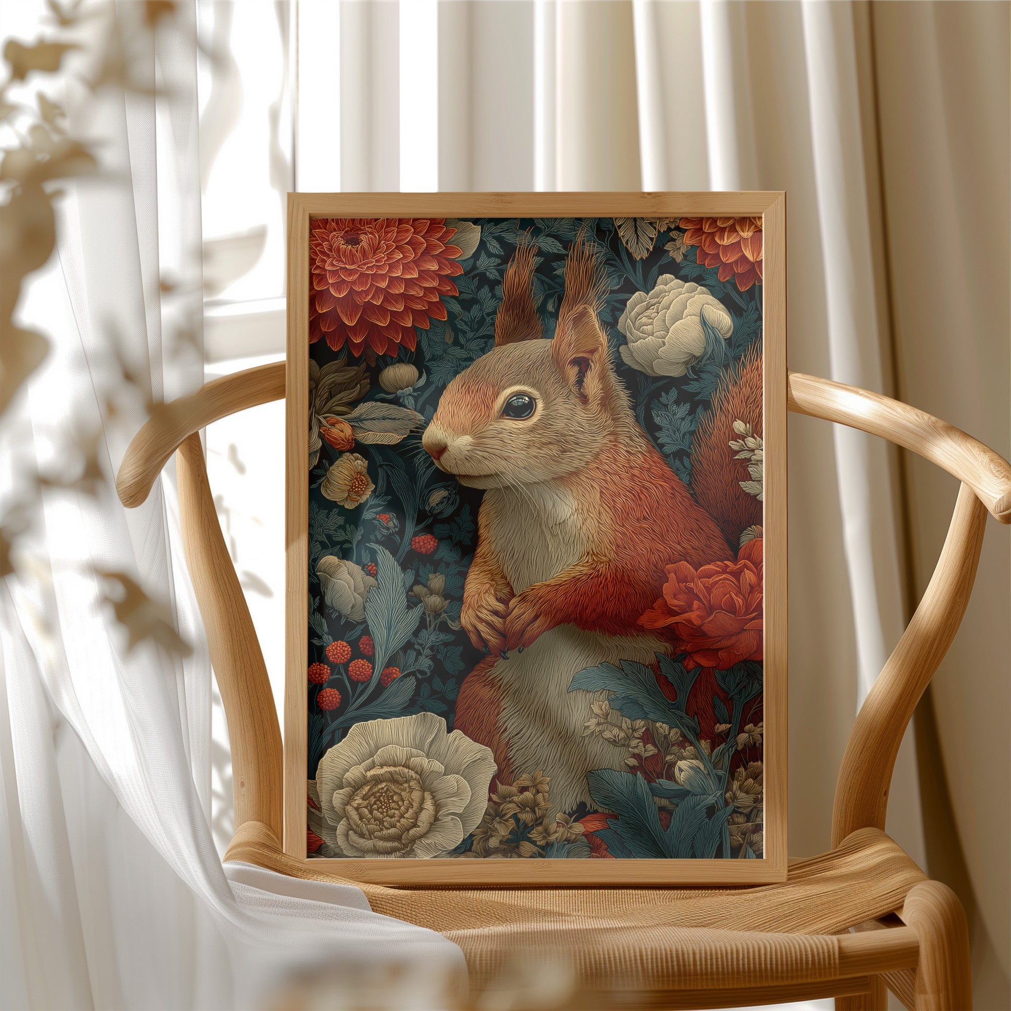 The Squirrel Who Stayed for the Flowers