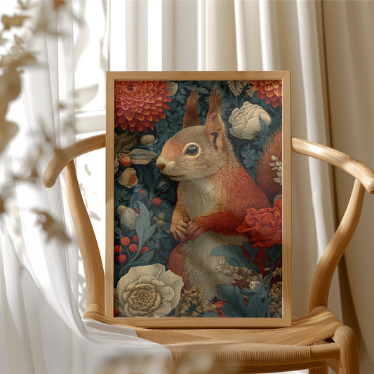 The Squirrel Who Stayed for the Flowers