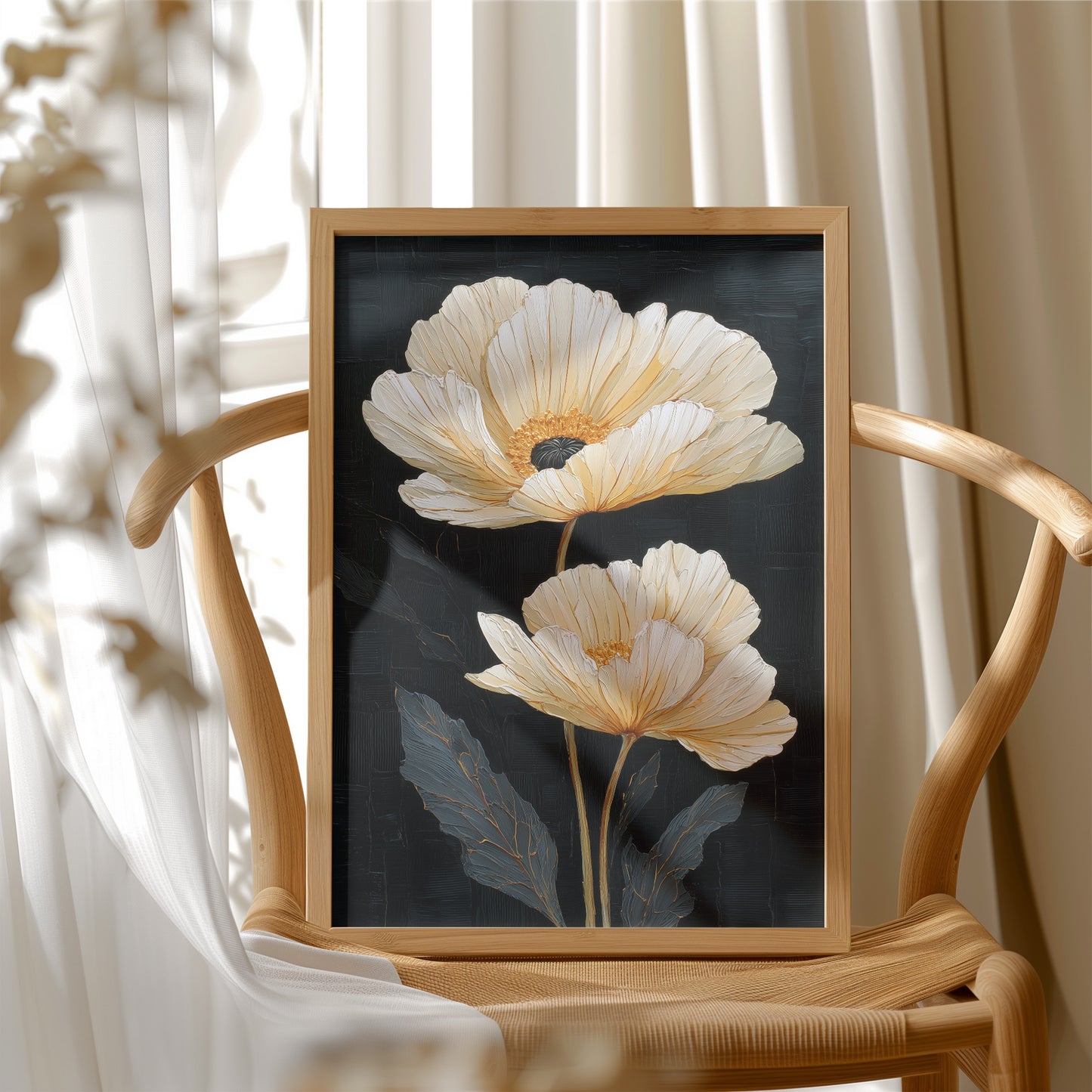Two Blooms Against the Dark