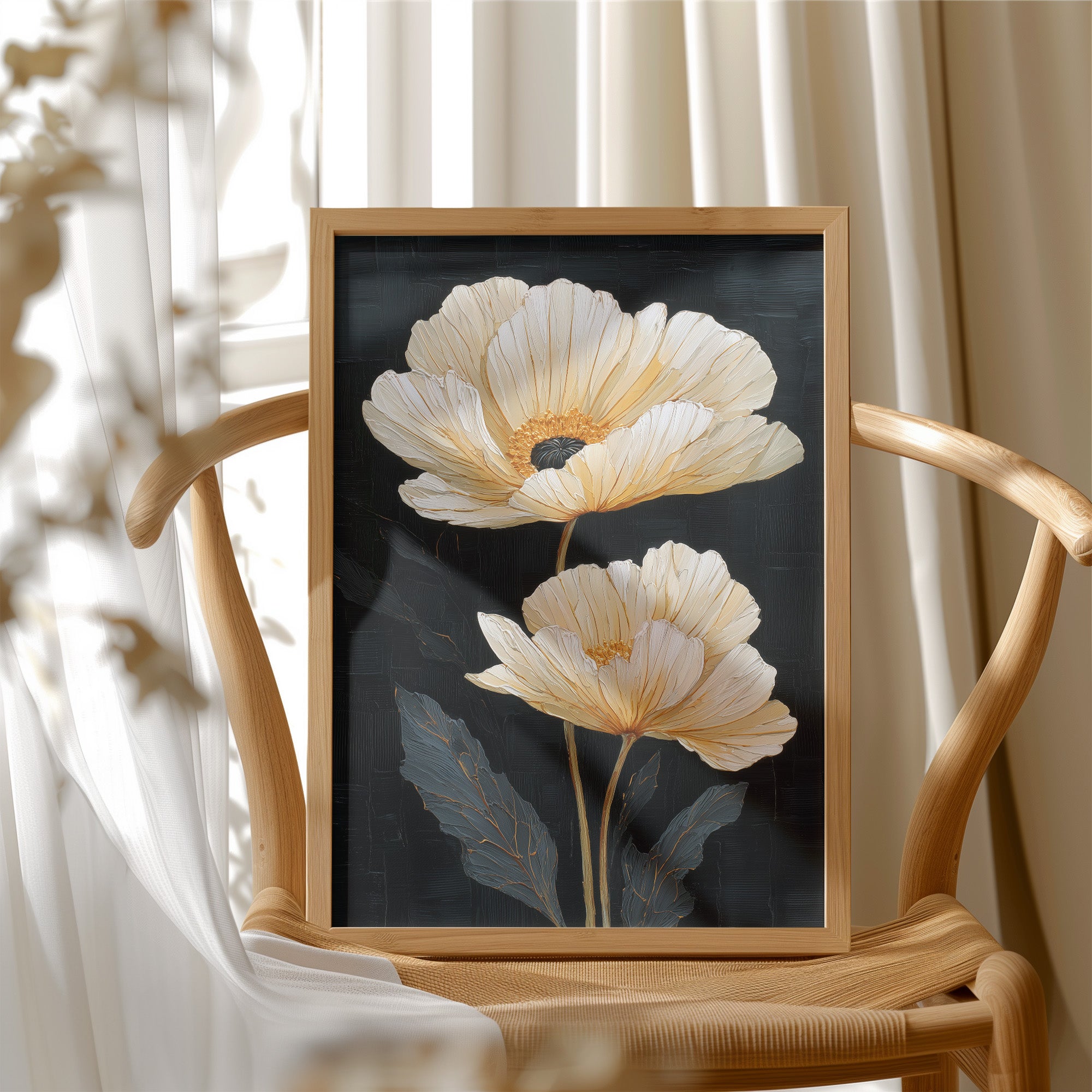 Two Blooms Against the Dark