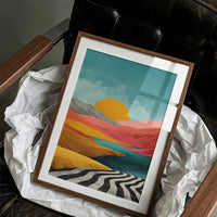 Sunset Over the Painted Dunes