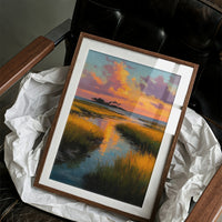 Sunset Over the Salt Marsh