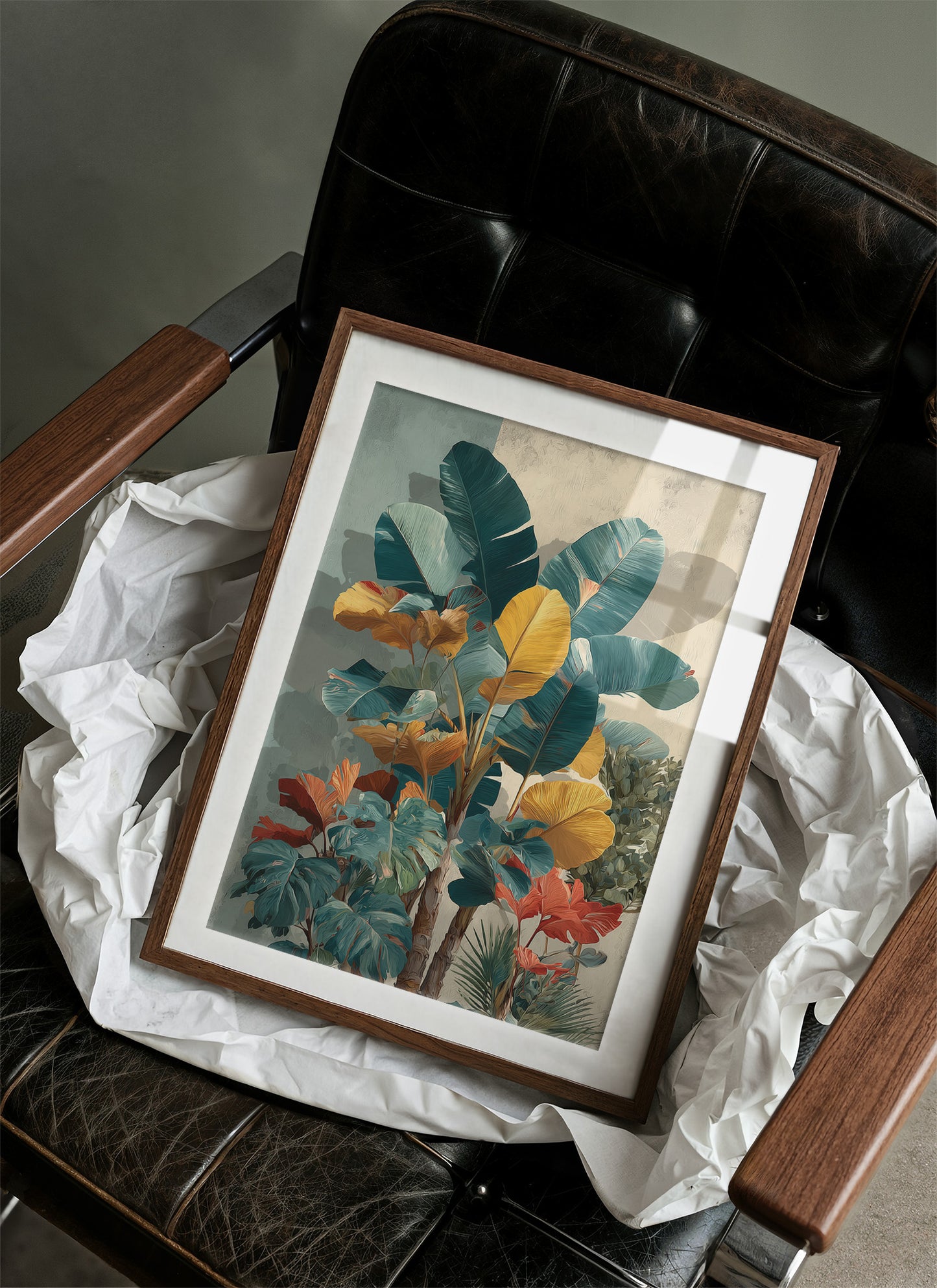 Teal and Marigold Jungle