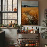 Daisies Break the Wheat