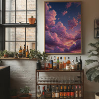 Twilight Clouds, Crescent Moon