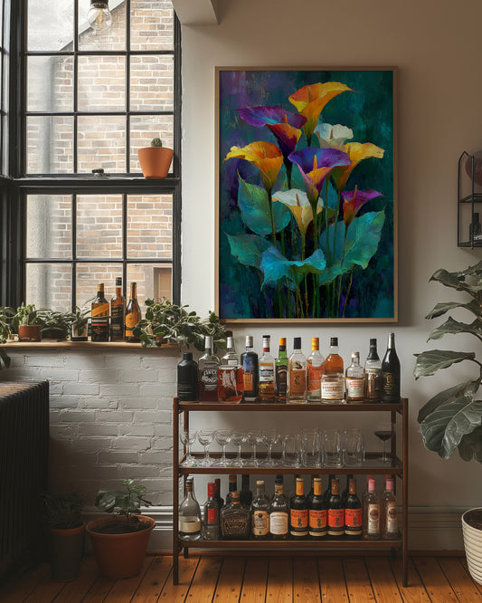 Calla Lilies in Full Color