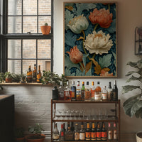Peonies in the Old Pattern