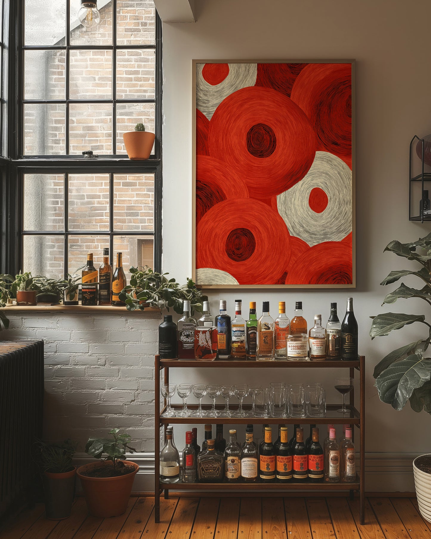 Circles Within Circles, Red