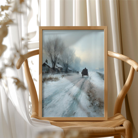 Carriage on the Frozen Road