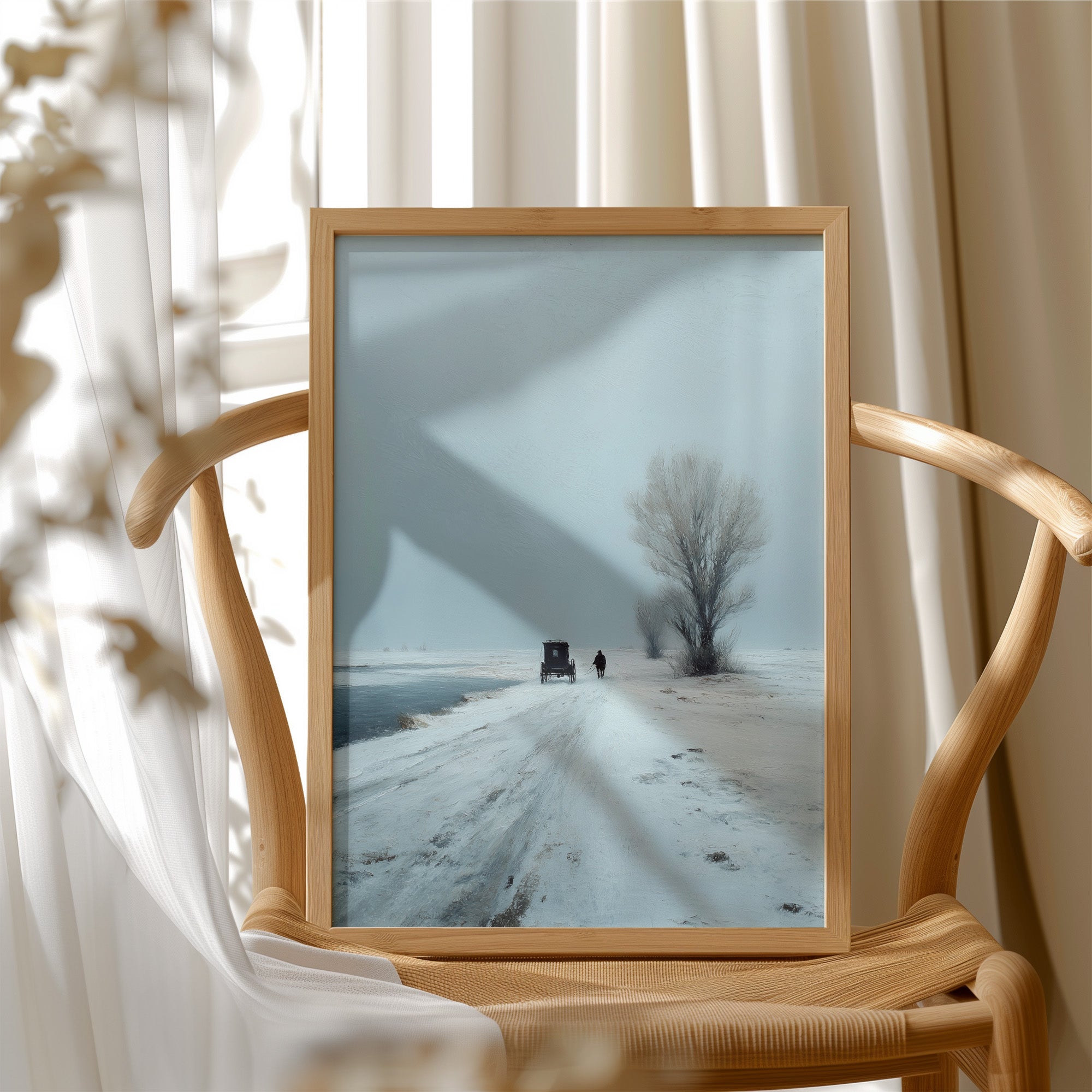 Alone on the Winter Plain