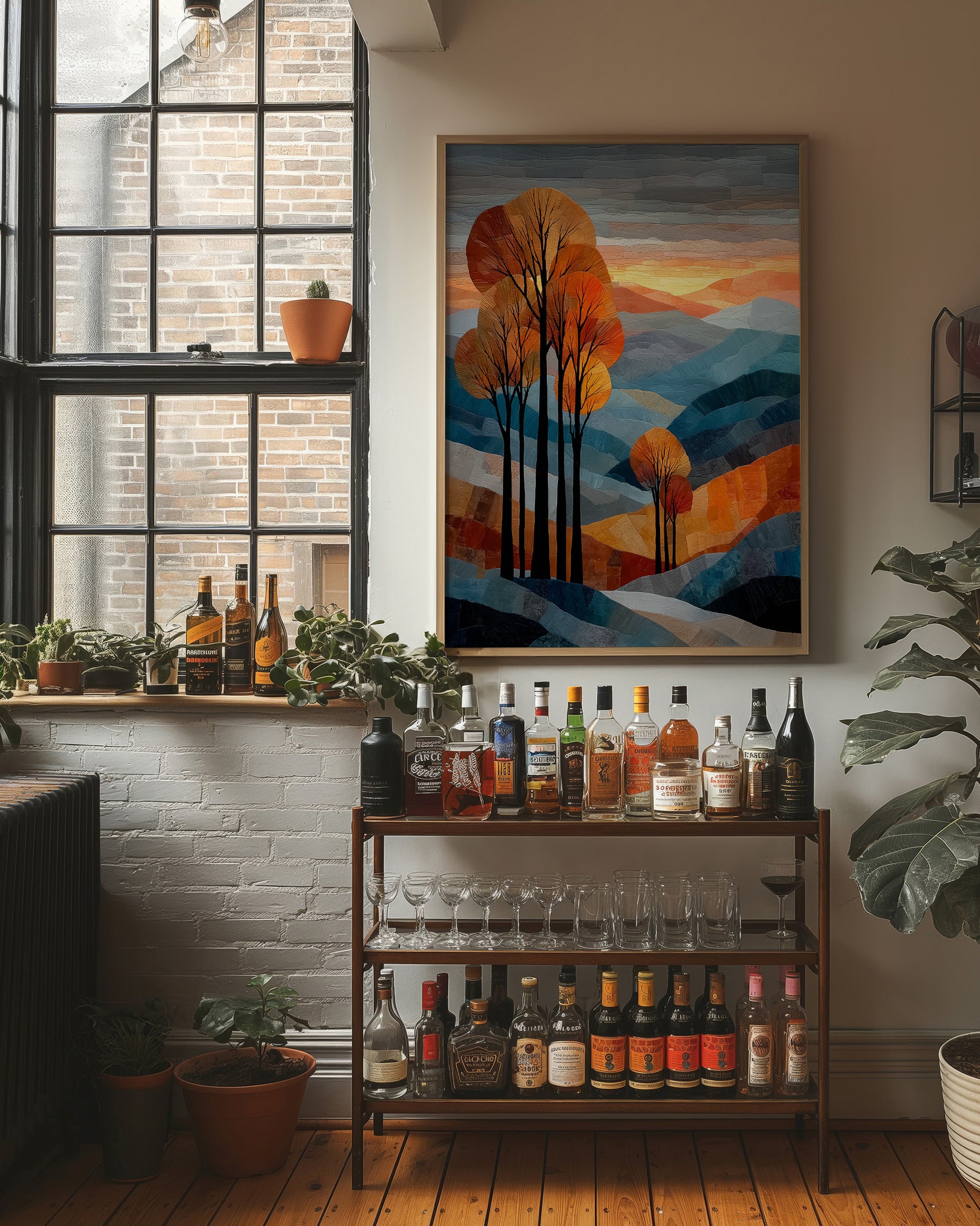 Amber Trees, Blue Hills