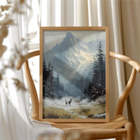 Two Deer, One Peak