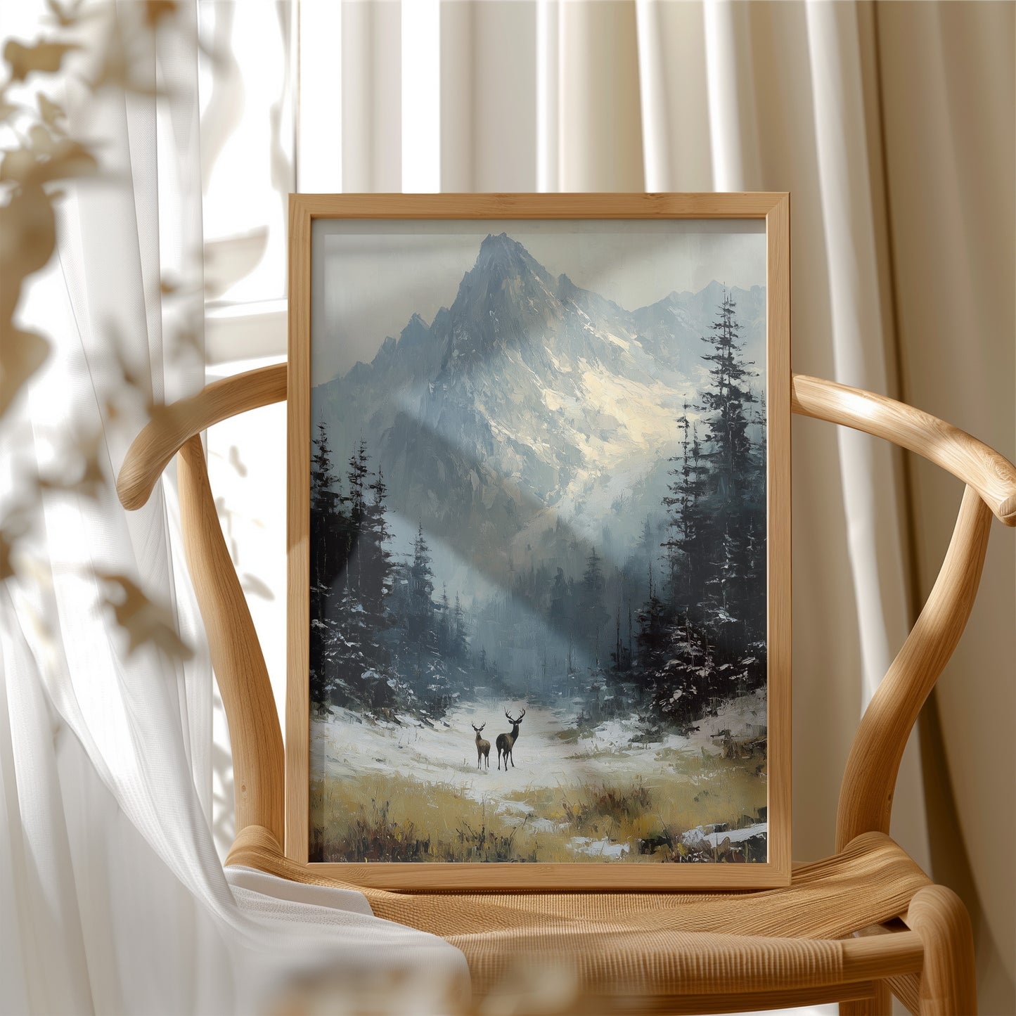 Two Deer, One Peak