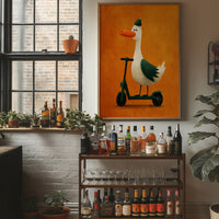 Goose on Wheels