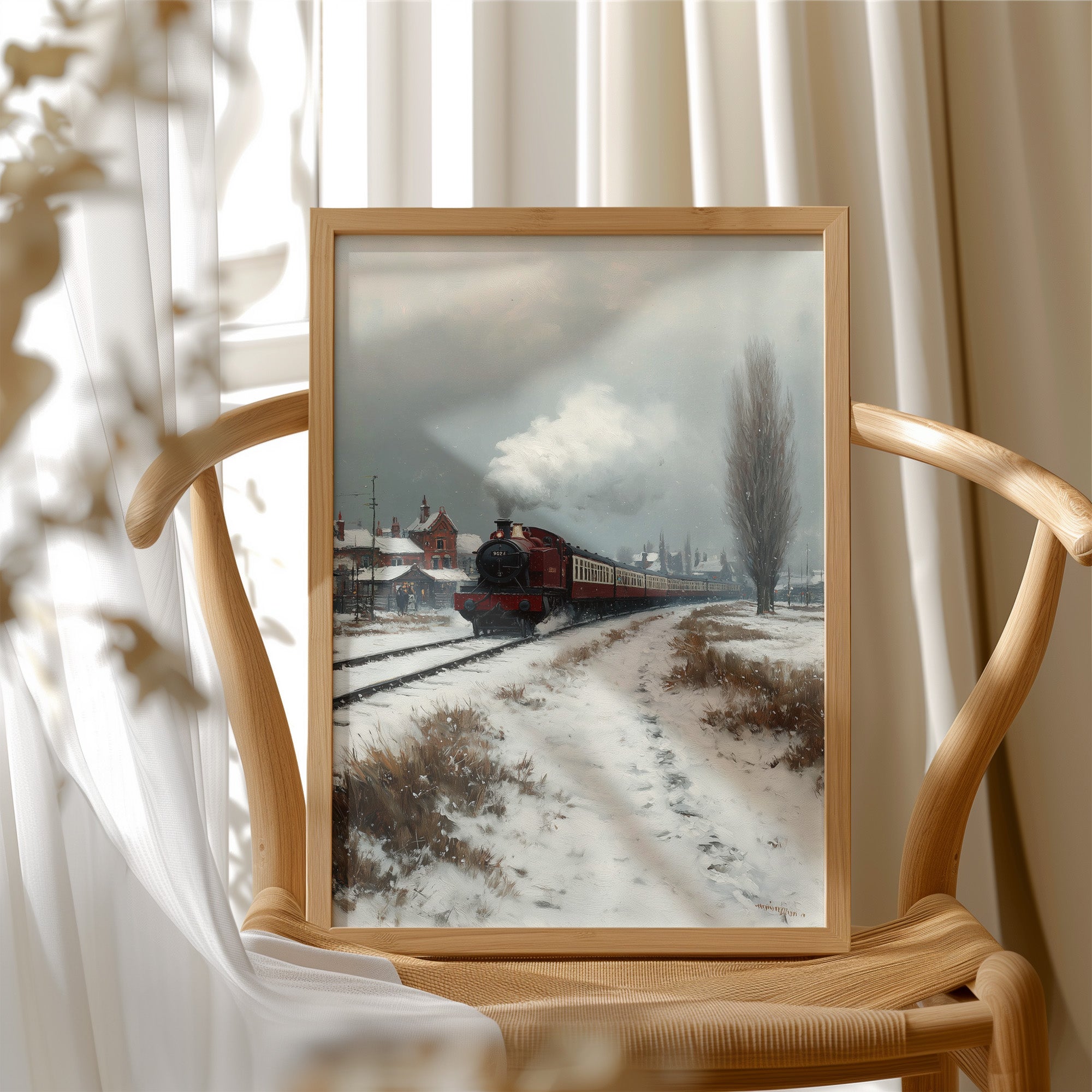 Departing the Snowy Station