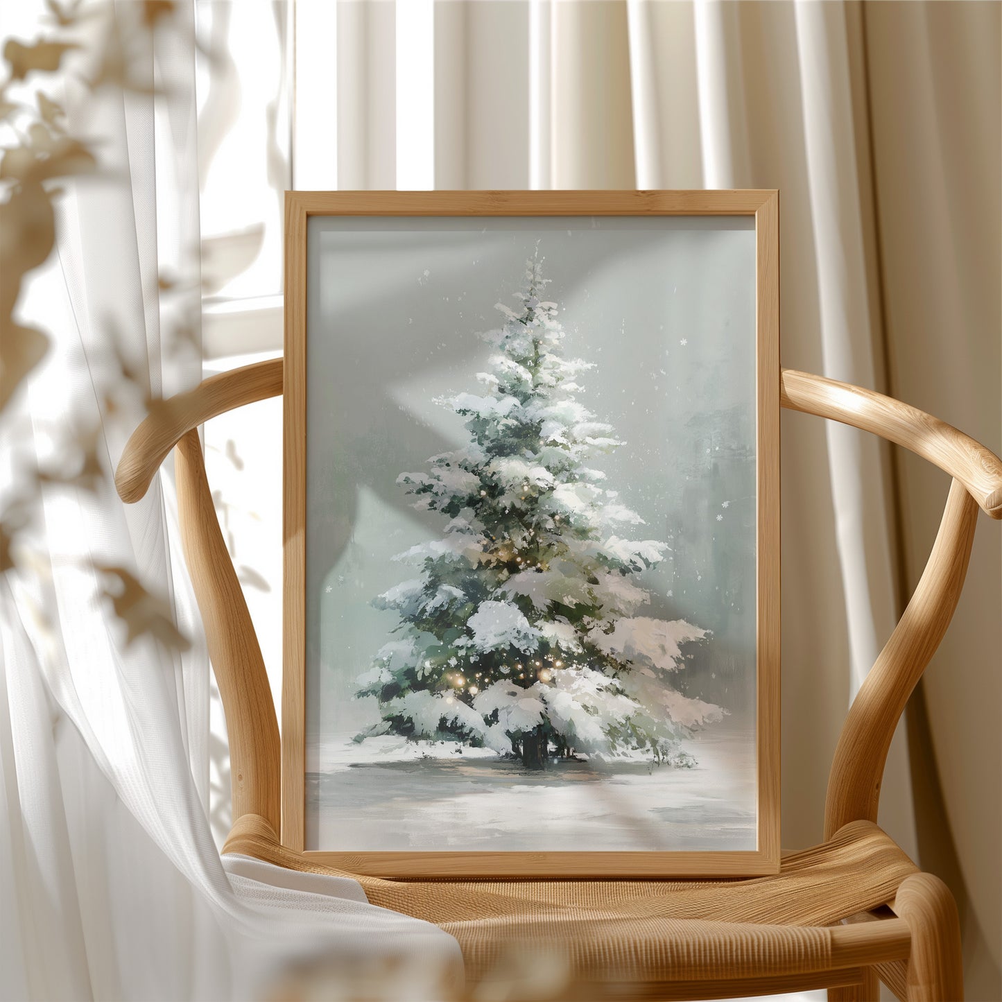 Snow-Draped and Glowing