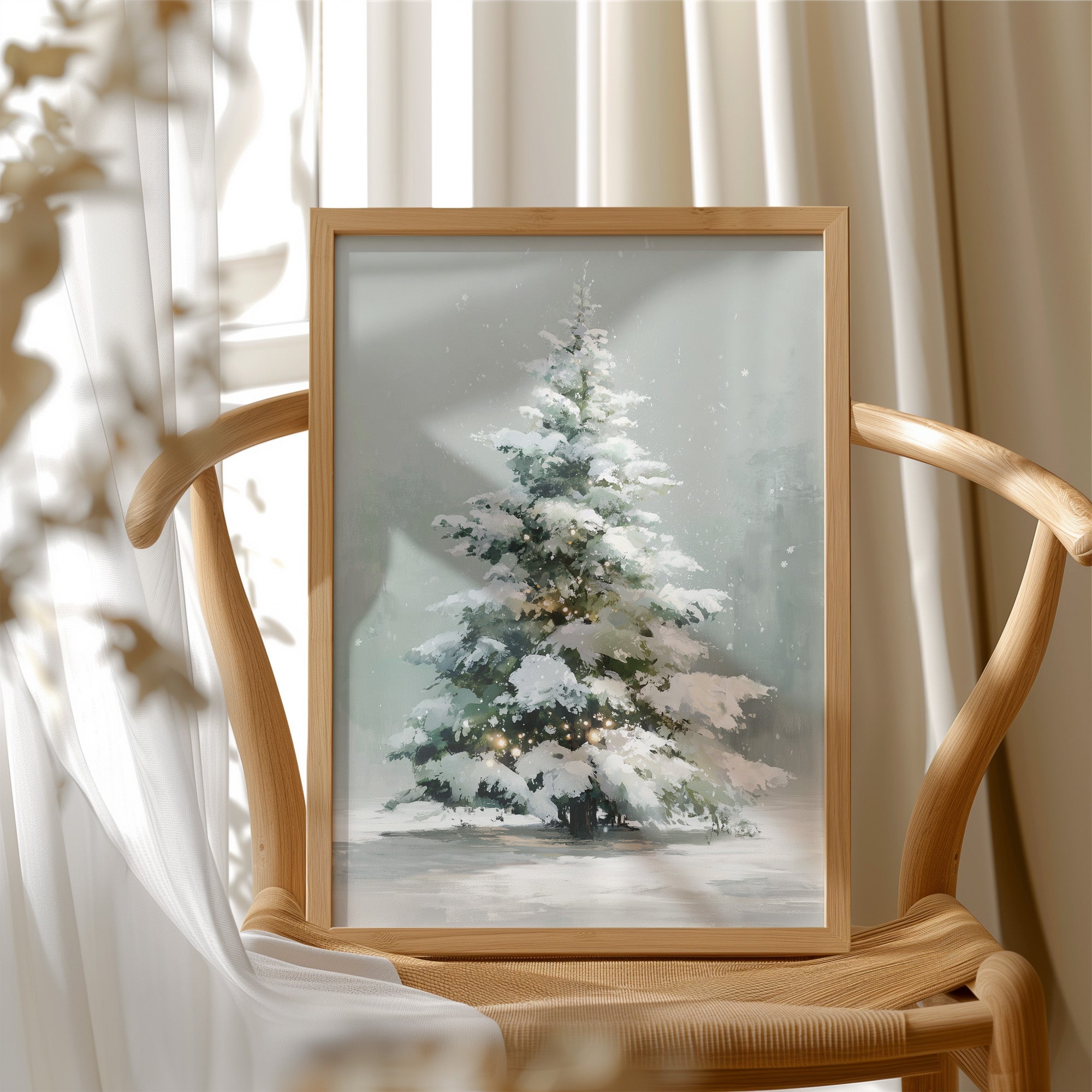 Snow-Draped and Glowing